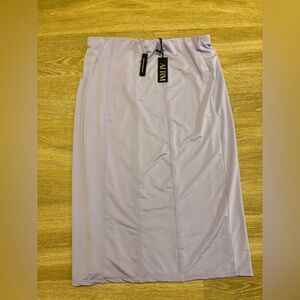NWT AFRM Revolve Lavender Midi Skirt